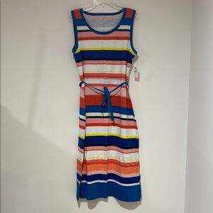 Talbots Colorful Striped Sleeveless Dress NWT Women’s SP